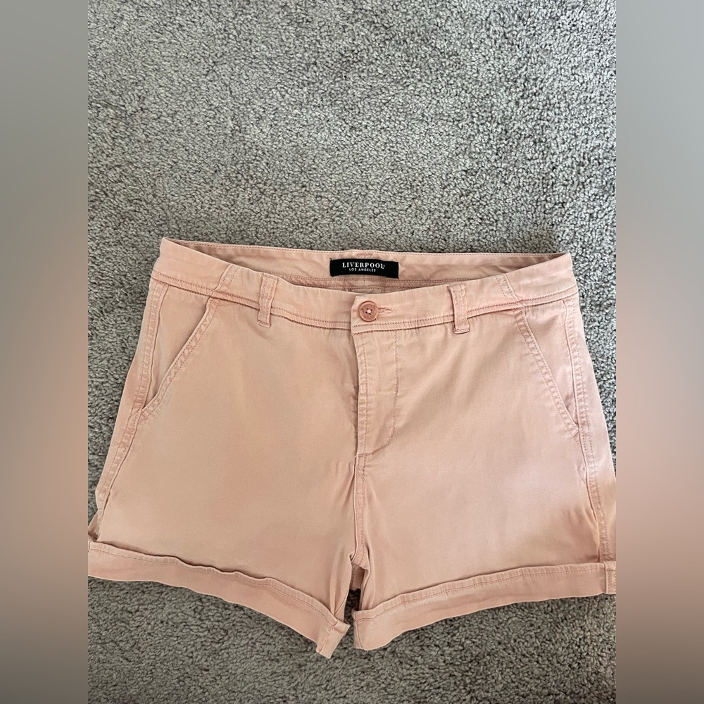Liverpool shorts, salmon pink color, size 12
